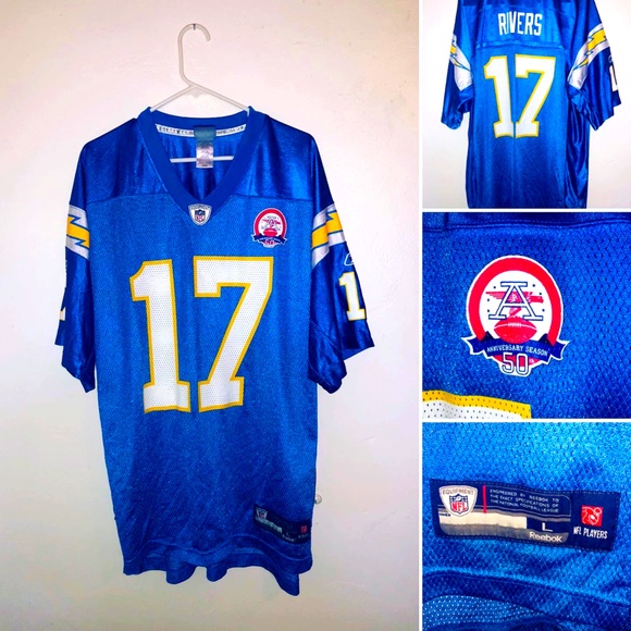 chargers 50th anniversary jersey